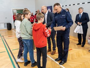 Zdjęcia przedstawiają przebieg &quot;KONKURSU BEZPIECZEŃSTWA W RUCHU DROGOWYM W LEŻAJSKU&quot;