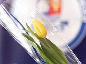 Zdjęcia przedstawiają przebieg Międzynarodowego Dnia Kobiet w Leżajskiej komendzie. Życzenia oraz kwiaty wręczył Komendant Powiatowy Policji w Leżajsku oraz Naczelnik Wydziału Prewencji.